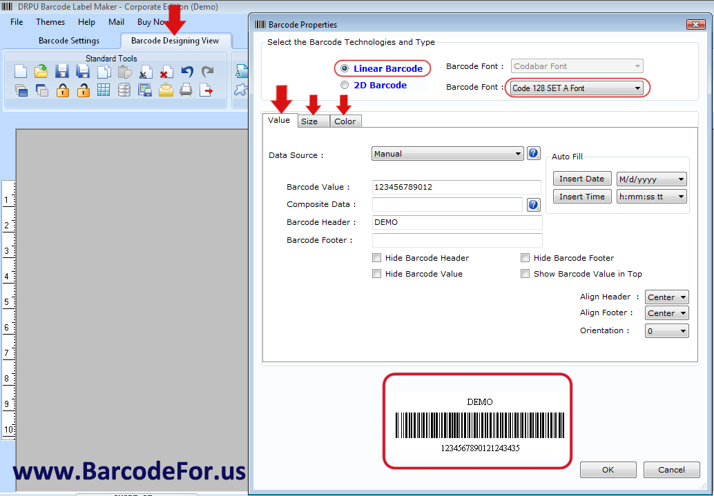 Design Readable Barcodes - Barcode Label Creator Application